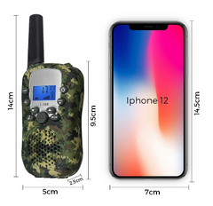 2022 New Kids Walkie Talkie Handheld Transceiver Highlight Phone Radio Interphone 3KM Mini Toys Talkie Walkie Gifts