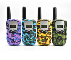 2022 New Kids Walkie Talkie Handheld Transceiver Highlight Phone Radio Interphone 3KM Mini Toys Talkie Walkie Gifts