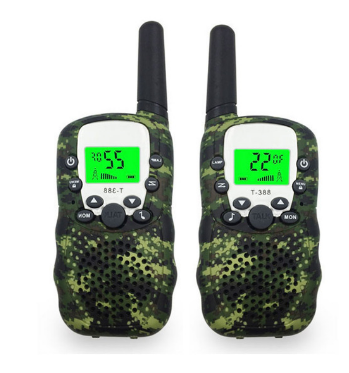 2022 New Kids Walkie Talkie Handheld Transceiver Highlight Phone Radio Interphone 3KM Mini Toys Talkie Walkie Gifts