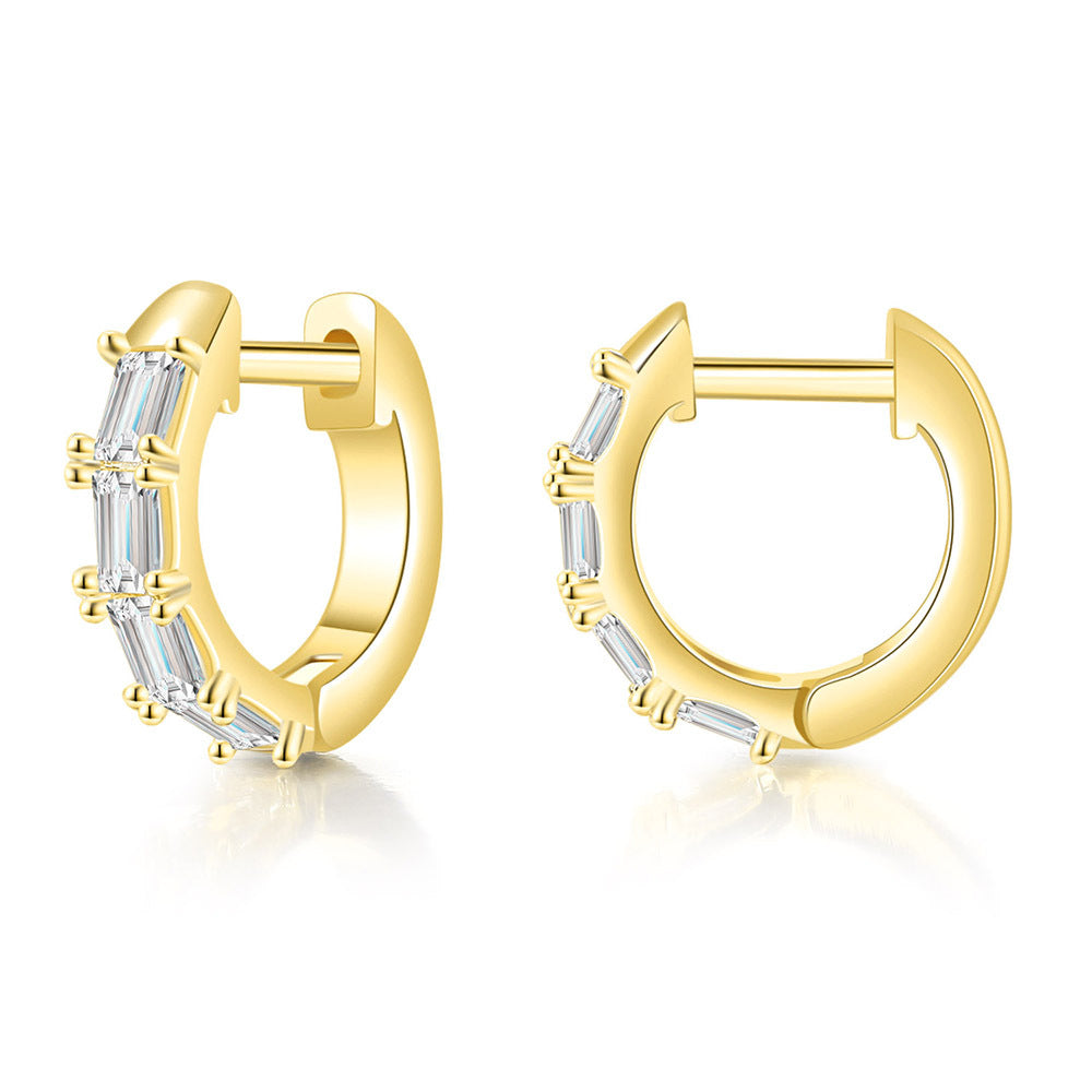 Ultra Thick Huggie Earring | Women's Mini Hoop Earrings | Gold Plated Small Hoops