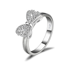 Rings for Women Cubic Zirconia Promise Rings for Her  Forever Love Ring Hand Ring