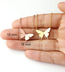 Butterfly Pendant Necklaces Delicate Everyday Necklace for Women Minimalist Personalized Jewelry