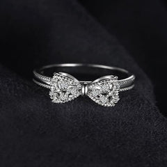 Rings for Women Cubic Zirconia Promise Rings for Her  Forever Love Ring Hand Ring