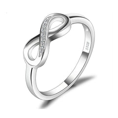 Rings for Women Cubic Zirconia Promise Rings for Her  Forever Love Ring Hand Ring