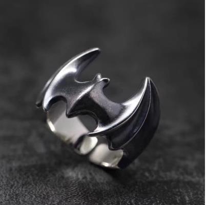 New Vintage Bat Finger Rings Fashion Retro Style Adjustable Bat Rings For Women Men Bat Jewellery Gift