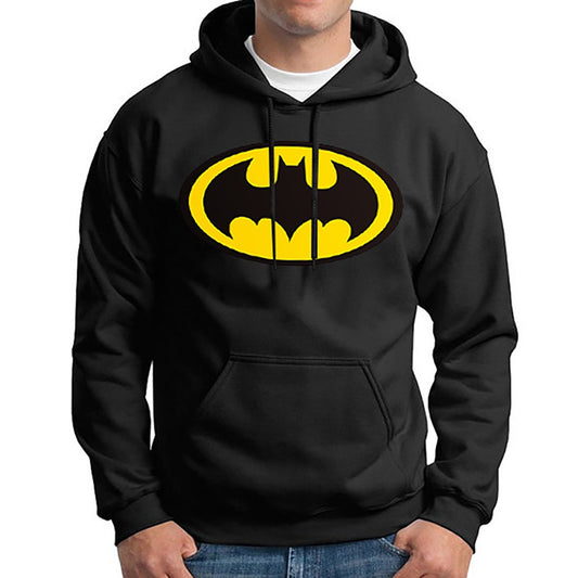 Batman Basic Logo Mens Pullover Hoodie