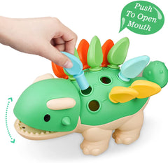 Babies Sensory Toys Learning Dinosaur for Toddlers Baby Montessori Developmental Educational Sorting toy  Christmas Newyear Gift for Kids