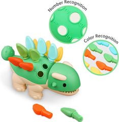 Babies Sensory Toys Learning Dinosaur for Toddlers Baby Montessori Developmental Educational Sorting toy  Christmas Newyear Gift for Kids