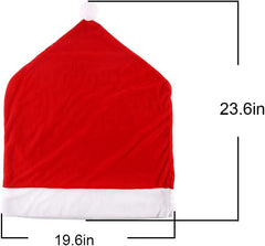 Christmas Chair Back Covers for Christmas Holiday Festival Decoration