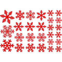 135Pcs Christmas Window Clings Snowflakes Window Decals Static Window Stickers