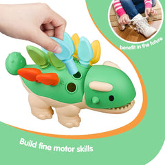 Babies Sensory Toys Learning Dinosaur for Toddlers Baby Montessori Developmental Educational Sorting toy  Christmas Newyear Gift for Kids