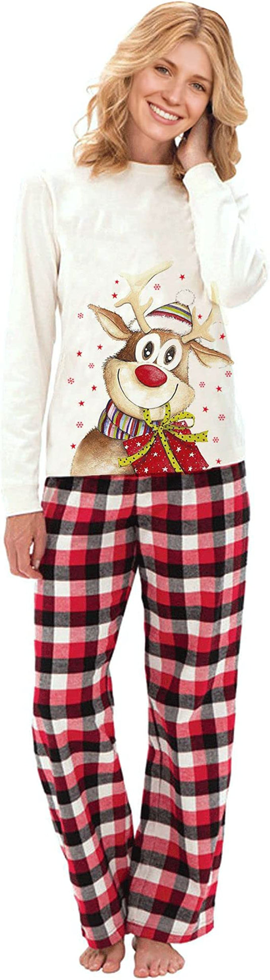 Family Matching Pajamas Christmas Holiday Nightwear Sleepwear Sets