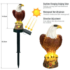 Eagle Shaped Solar Led Light Outdoor Garden Lawn Lamps Solar Night Light