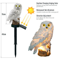 Solar Owl Garden Light Outdoor LED Lawn Lamp