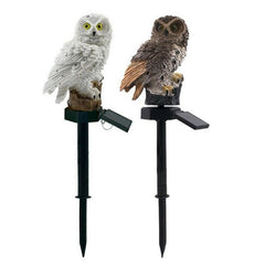 Solar Owl Garden Light Outdoor LED Lawn Lamp