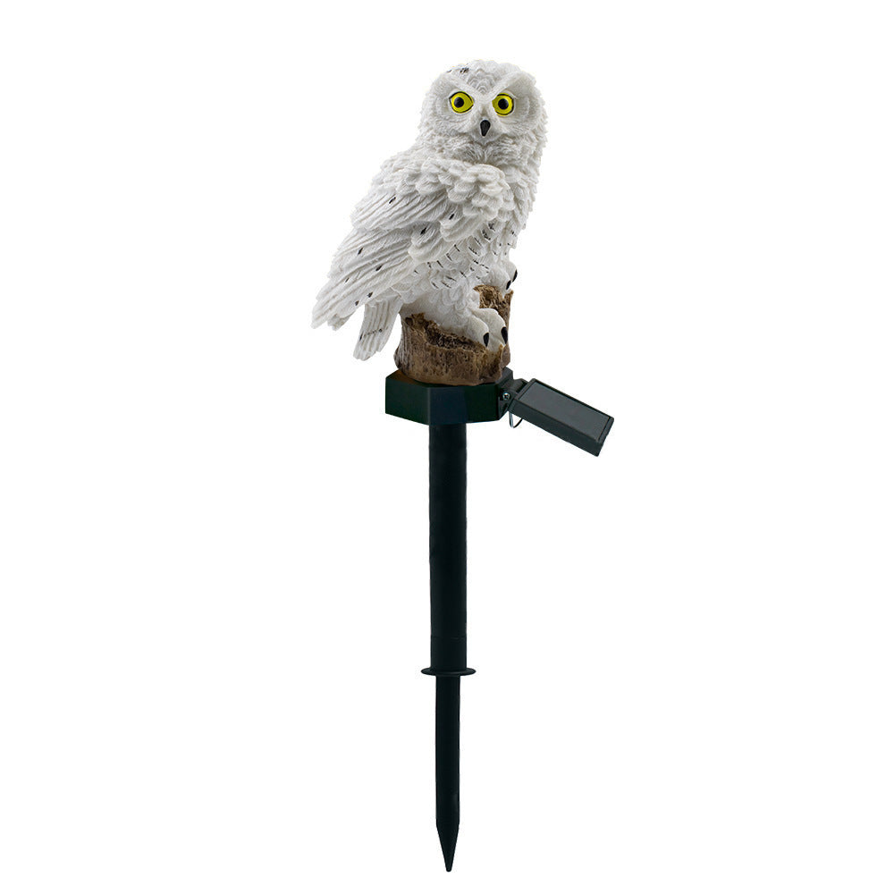 Solar Owl Garden Light Outdoor LED Lawn Lamp