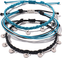 Bracelets  Rope Anklets Braided Boho Cute Friendship Foot Jewelry for Women Teen Girls