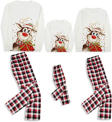 Family Matching Pajamas Christmas Holiday Nightwear Sleepwear Sets