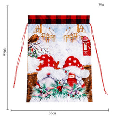 Christmas tree skirt Christmas apron Christmas socks tablecloth set home decorations