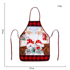 Christmas tree skirt Christmas apron Christmas socks tablecloth set home decorations