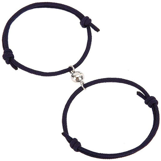 2pcs Magnetic Couple Bracelets for Women Men Attraction Matching Bracelet Lover