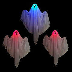 3 Pack Halloween Party Decoration 25.5" Hanging Ghosts Cute Flying Ghost for Front Yard Patio Lawn Garden Party Décor and Holiday Decorations