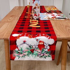 Christmas tree skirt Christmas apron Christmas socks tablecloth set home decorations