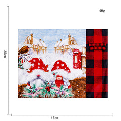 Christmas tree skirt Christmas apron Christmas socks tablecloth set home decorations