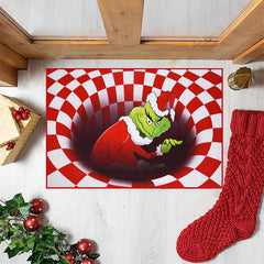 Illusion Doormat Christmas Non-Slip Visual Door Mat