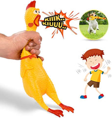 Rubber Chicken /Squeeze Chicken, Prank Novelty Toy