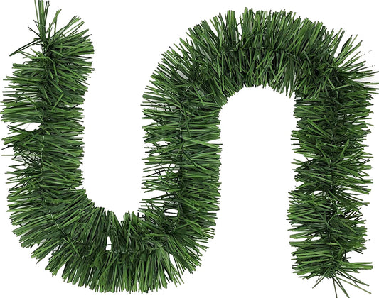 50 Foot Garland for Christmas hanging Decorations Premium Quality Home Garden Artificial Greenery (1pcs, 50 FT)