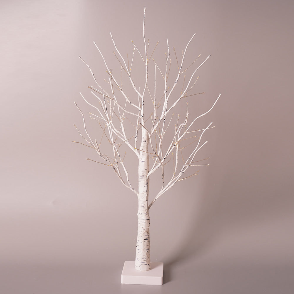 24LT Birch Tree Battery/USB Powered With Warm White 144 LED for Home Decoration, Wedding