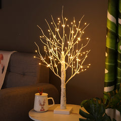 24LT Birch Tree Battery/USB Powered With Warm White 144 LED for Home Decoration, Wedding