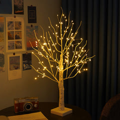 24LT Birch Tree Battery/USB Powered With Warm White 144 LED for Home Decoration, Wedding