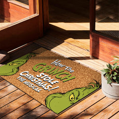 Christmas Doormat Christmas Decorations for Indoor Outdoor Home Christmas Party Essentials Decorations (23.6 x 15.7 Inches)