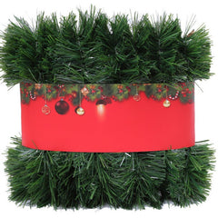 50 Foot Garland for Christmas hanging Decorations Premium Quality Home Garden Artificial Greenery (1pcs, 50 FT)