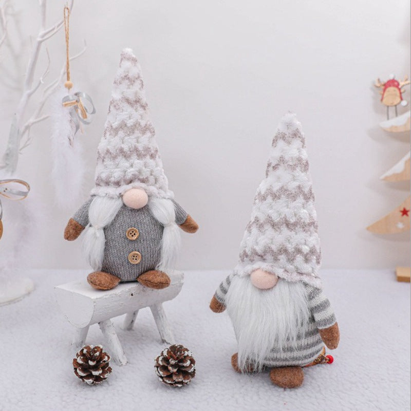 2pcs Christmas Elf Decoration Ornaments Gnome doll ornaments Swedish Gnomes