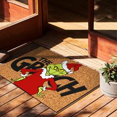 Christmas Doormat Christmas Decorations for Indoor Outdoor Home Christmas Party Essentials Decorations (23.6 x 15.7 Inches)