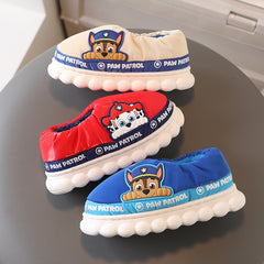 Paw Patrol Kids cotton slippers kids' autumn winter waterproof cotton shoes