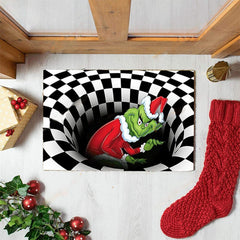 Illusion Doormat Christmas Non-Slip Visual Door Mat