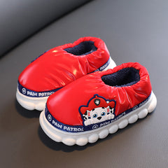 Paw Patrol Kids cotton slippers kids' autumn winter waterproof cotton shoes