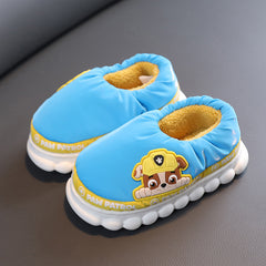 Paw Patrol Kids cotton slippers kids' autumn winter waterproof cotton shoes