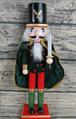 Fall Decorations Wooden Soldier Nutcracker gift  Ornament for Table Desktop Fireplace Fall Home Christmas Decor