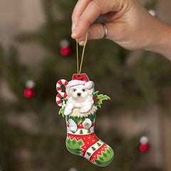 Birthday Gift for Dog Lovers  Dog Christmas Ornament  Xmas Decor Tree Hanging  2022 Christmas Ornament   Cute Dog Christmas Tree Sock Hanging Decoration