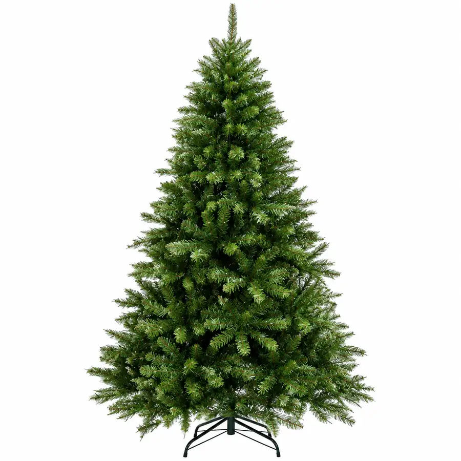 6.5 ft Dunmere Christmas tree with 600 warm white LED lights