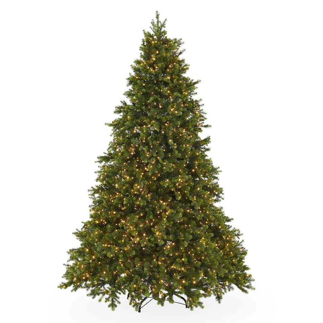 7.5 ft full Fraser Fir Christmas tree with 2800 twinkling LED lights
