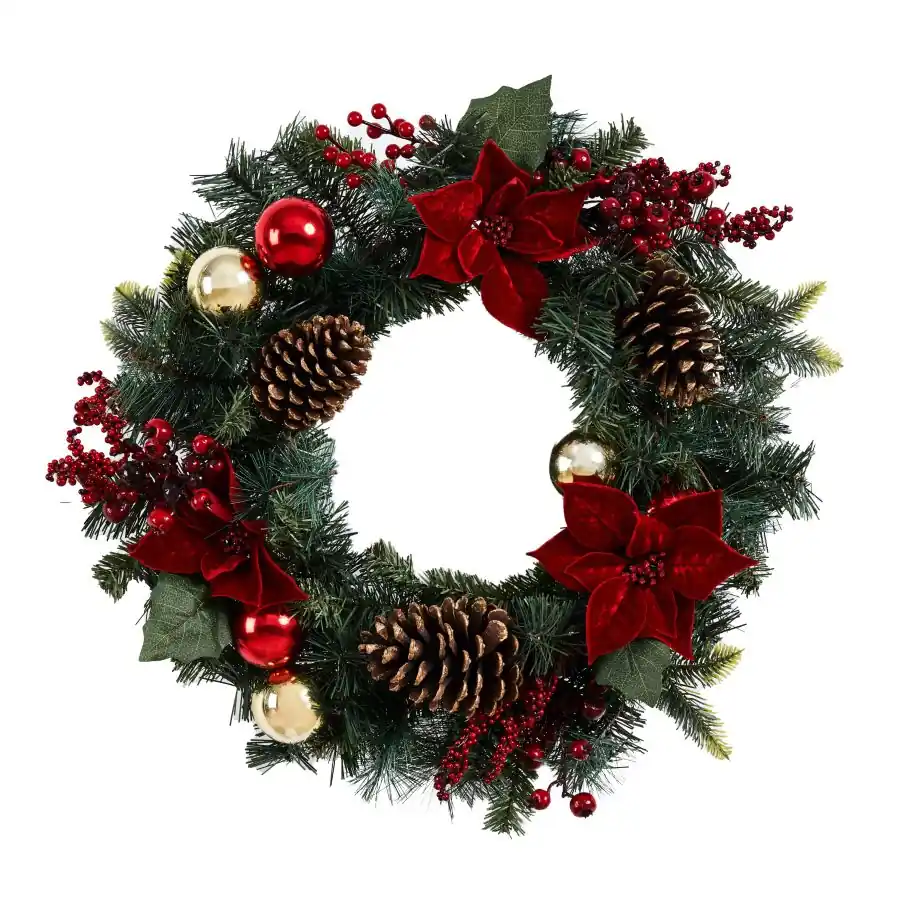 Noel Christmas Wreath festive holiday decoration