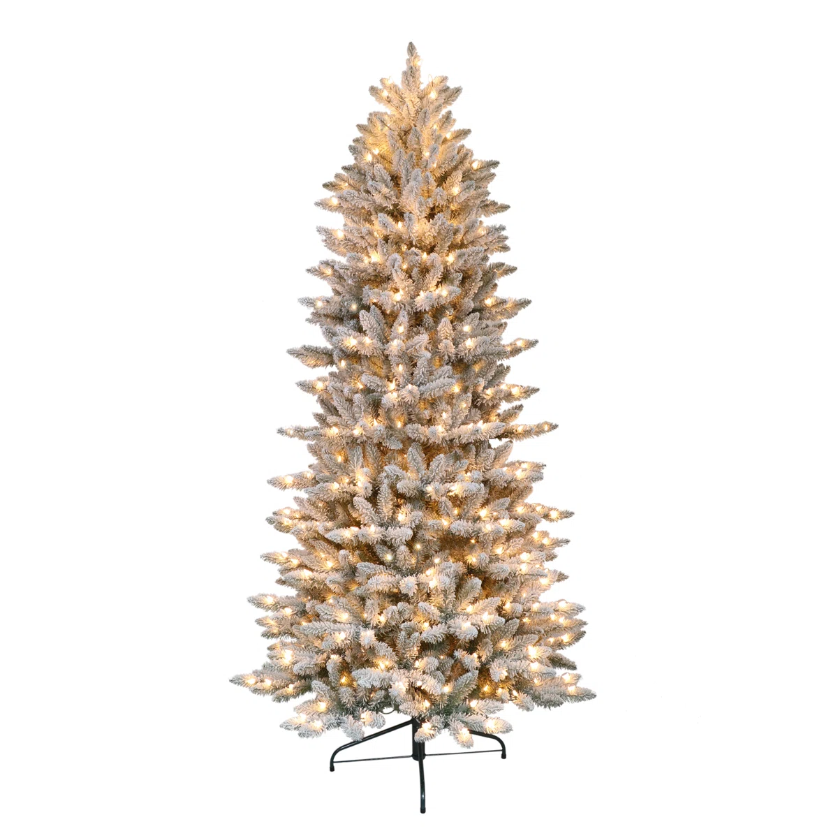 9 ft pre-lit artificial fir Christmas tree