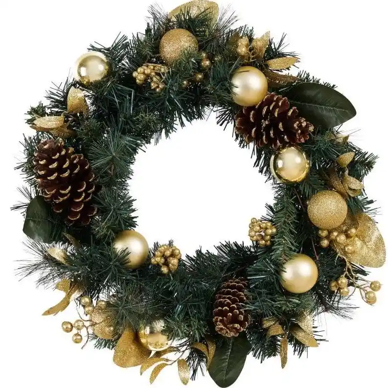 Carol Christmas Wreath festive holiday decoration