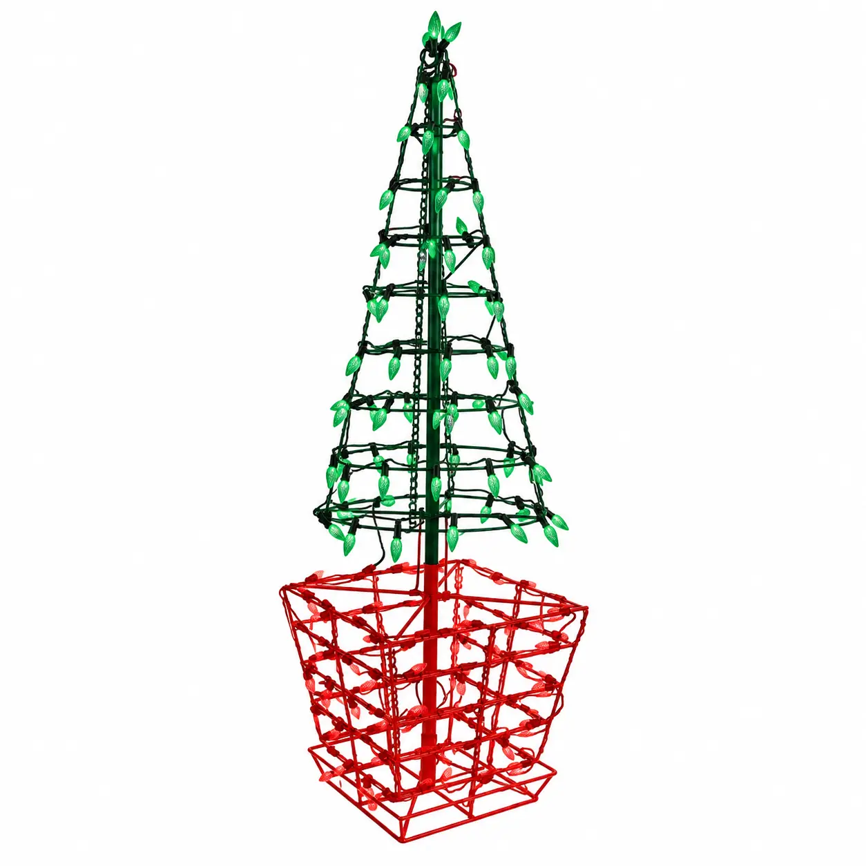 Tree Topiary LED Light Display illuminated Christmas topiary decoration